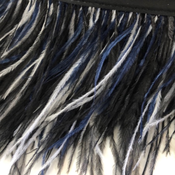 BCBGMaxazria Ostrich Feather Belt main image 6